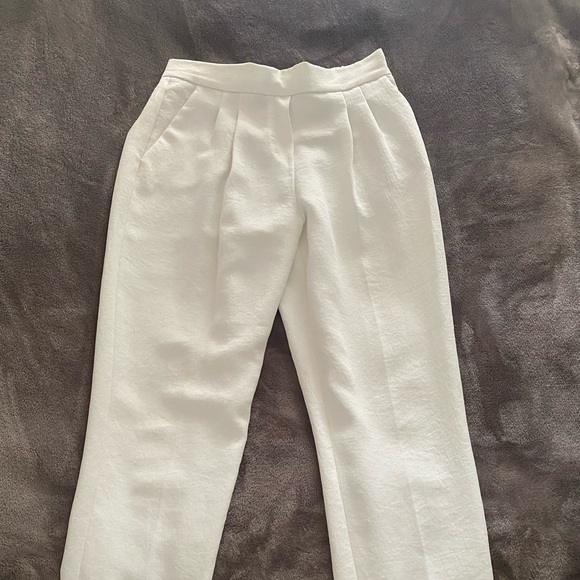 BABATON white slim cropped trouser - Picture 2 of 4